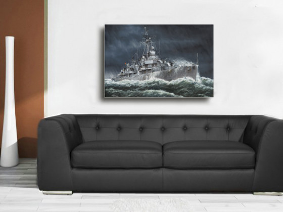 Fletcher Z Marine Schiffsbilder Poster Leinwand Bild