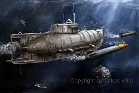 U-Boot, 2. Weltkrieg, Tauchfahrt