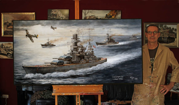 Marine Bilder von Schlachtschiffen des 2. Weltkrieges