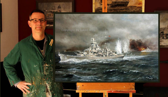 Marine Bilder / Schlachtschiff Bismarck