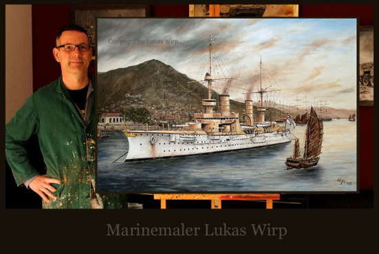 Marinemaler Lukas Wirp, Maritime Gemälde