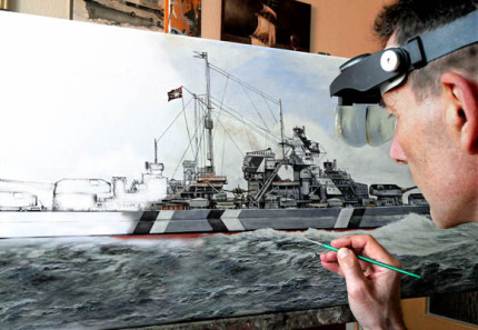 Marinemaler Lukas Wirp Schiffsgemälde