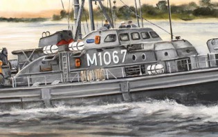 Minensuchboot der Bundesmarine M1067 Atair